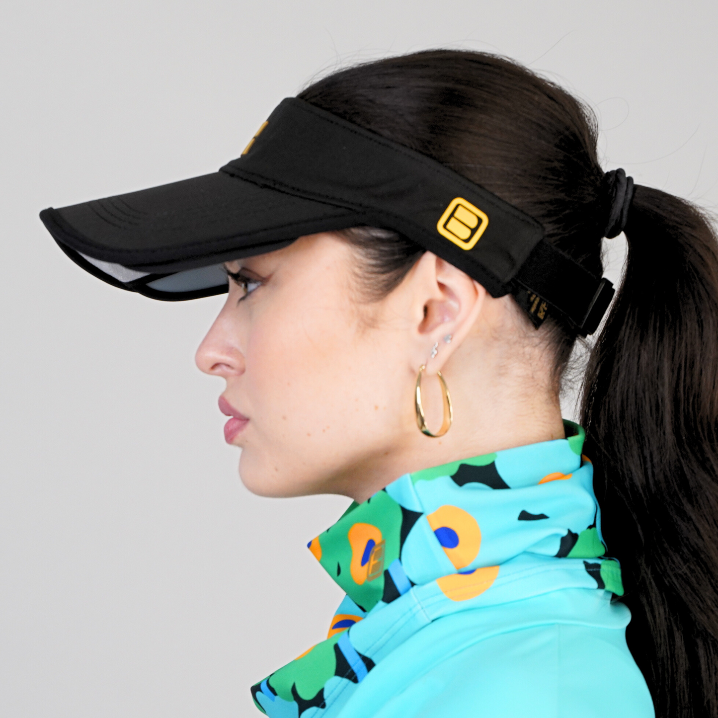 BESO PRO Retractable Visor - Black / Black
