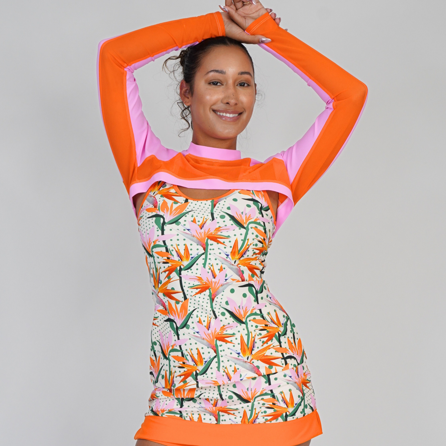 RAZORBACK TANK Paradise & Tangerine